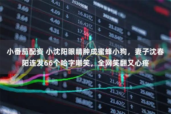 小番茄配资 小沈阳眼睛肿成蜜蜂小狗,妻子沈春阳连发66个哈字嘲笑,全网笑翻又心疼